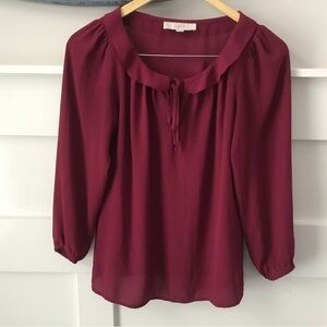 Loft, womens, blouse, size small, patterned